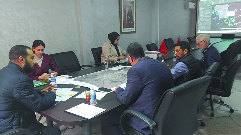 اجتماع اللجنة المركزية حول تصميم تهيئة مركز جماعة الخنافيف بإقليم تارودانت